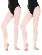 Girls Womens Stirrup Tights 60D Ultra Soft Stretchy Dance Ballet Gymnastics