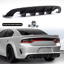 Rear Diffuser Bumper Lower Valance Lip For Dodge Charger SRT Sedan 2015-2023