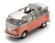 VW T1 Samba 1962 1:18 Orange Metallic Diecast Model Car | Schuco 450060500