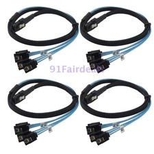 LOT Mini SAS to 4 SATA SFF-8087 Multi Lane Forward Breakout Internal Cable