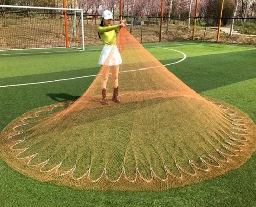 Rete in ghisa con tasca inferiore 2,5 m/3 m/3,5 m rete tradizionale filo acciaio mano - Foto 17 di 30