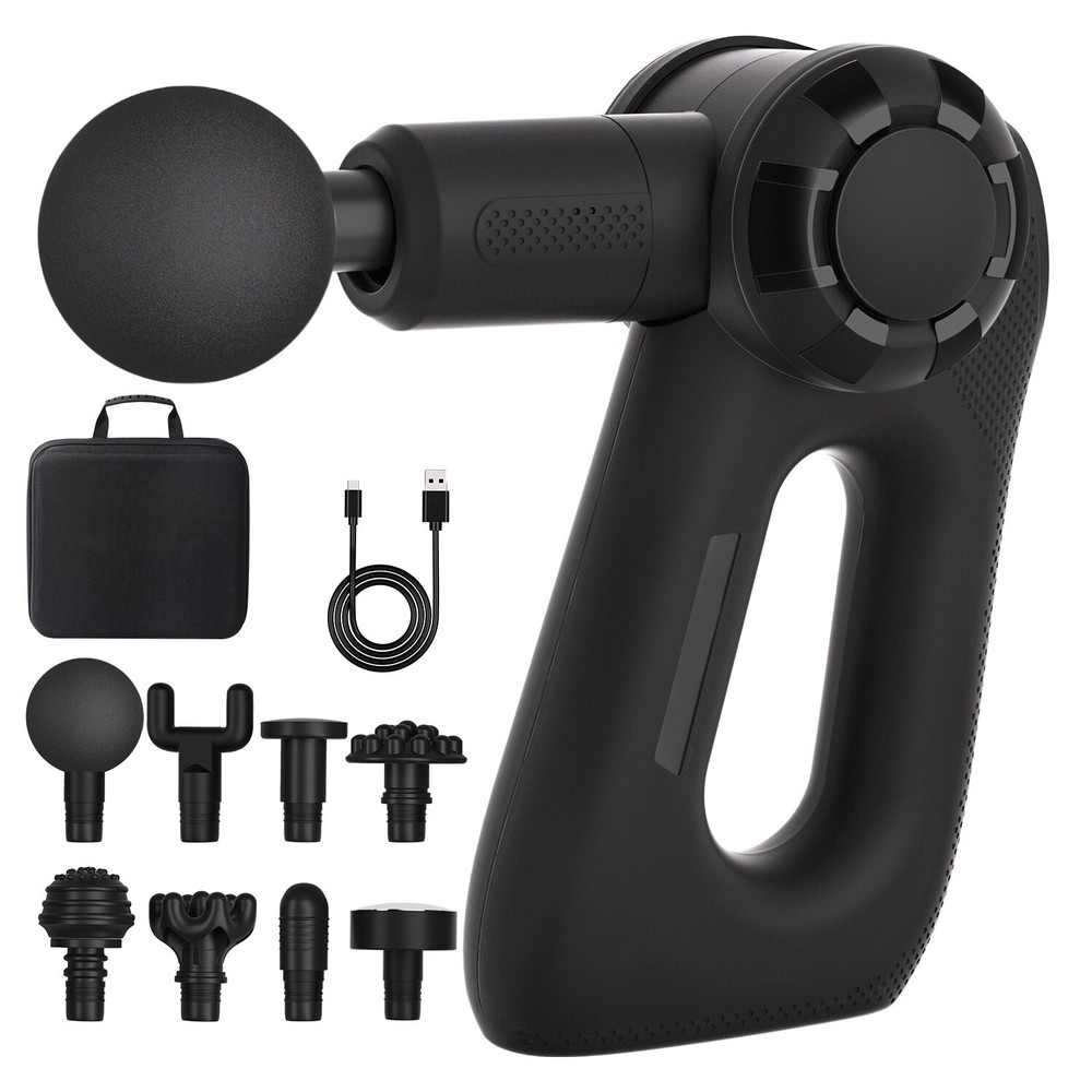 5 Speed Deep Tissue Massage Gun for Muscle Relaxation Vibrating Percussion Therapy  