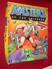 MOTU Masters of the Universe He-Man DELUXE Colorforms 1985 Play Set 75 Complete