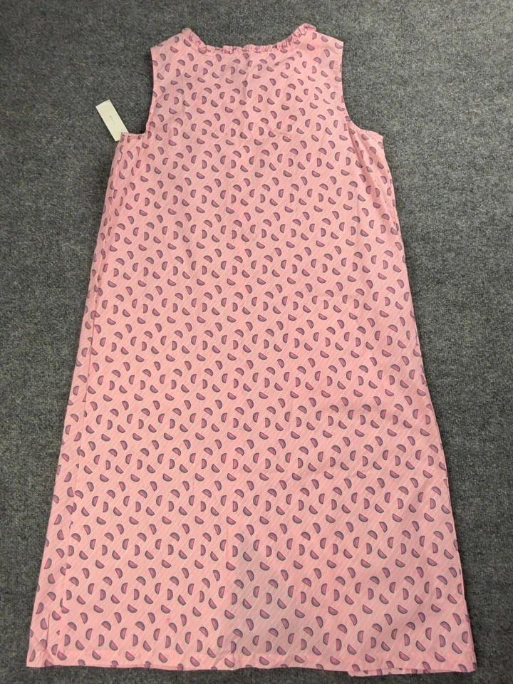 Abrigo sin mangas rosa vintage Kmart vestido tumbona para mujer M sandía Y2K Foto 2 de 4
