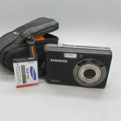 Samsung Digital Camera ES55 10.2MP Black Tested *Read* - Picture 2 of 10