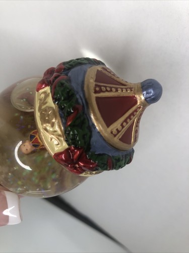 Kirkland Globo di Neve Il Piccolo Tamburista Ragazzo Albero di Natale Waterglobe Ornamento 5" - Foto 5 di 5