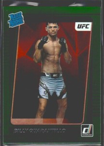2022 Donruss UFC Billy Quarantillo No. 201 Rated Rookie Green Flood