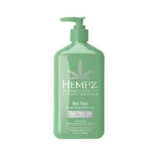HEMPZ TEA TREE HERBAL BODY MOISTURIZER WITH TEA TREE OIL 17OZ HEMPZ