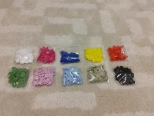 8 bags of 20 per each Set Fastener Snap Button Cloth Kit Sewing 200!