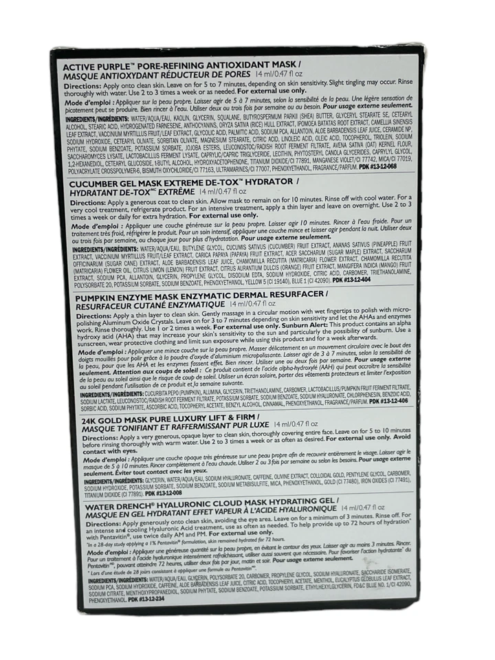 Peter Thomas Roth Masking Minis 5 Pieces (5x14ml/0.47fl) As Seen In Pics - Image 2 of 2