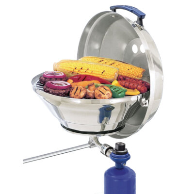 MAGMA MARINE KETTLE GAS GRILL ORIGINAL 15'' W/ HINGED LID