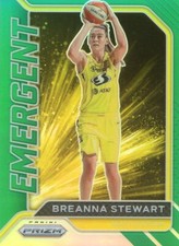 2021 Panini WNBA Prizm BREANNA STEWART #9 EMERGENT GREEN PRIZM STORM LIBERTY