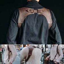 Medieval Men Suspender Chest Harness Shoulder Cos Belt Strap Buckle Adjustable