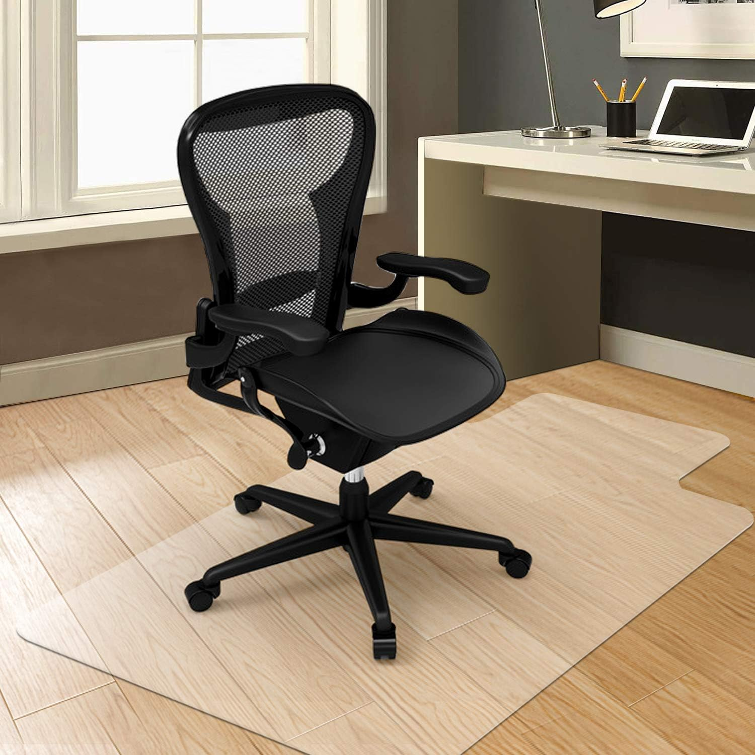 Hardwood Floor Office Chair Mat, 36 X 48 Inches Clear Desk Hard Floor Chair Mat