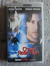 NEW SEALED Chain Reaction UMD Video Sony PSP, 2005 Mprgan Freeman Keanu Reeves