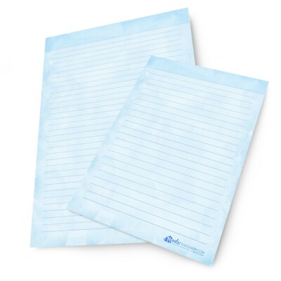 Monster Stationery A5 Things To Do List Pad Blue Watercolour Set Of 2 Ebay
