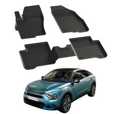 Floor Mats for Citroen C4 Electric 2021-2025 | Premium Floor Mat Black 