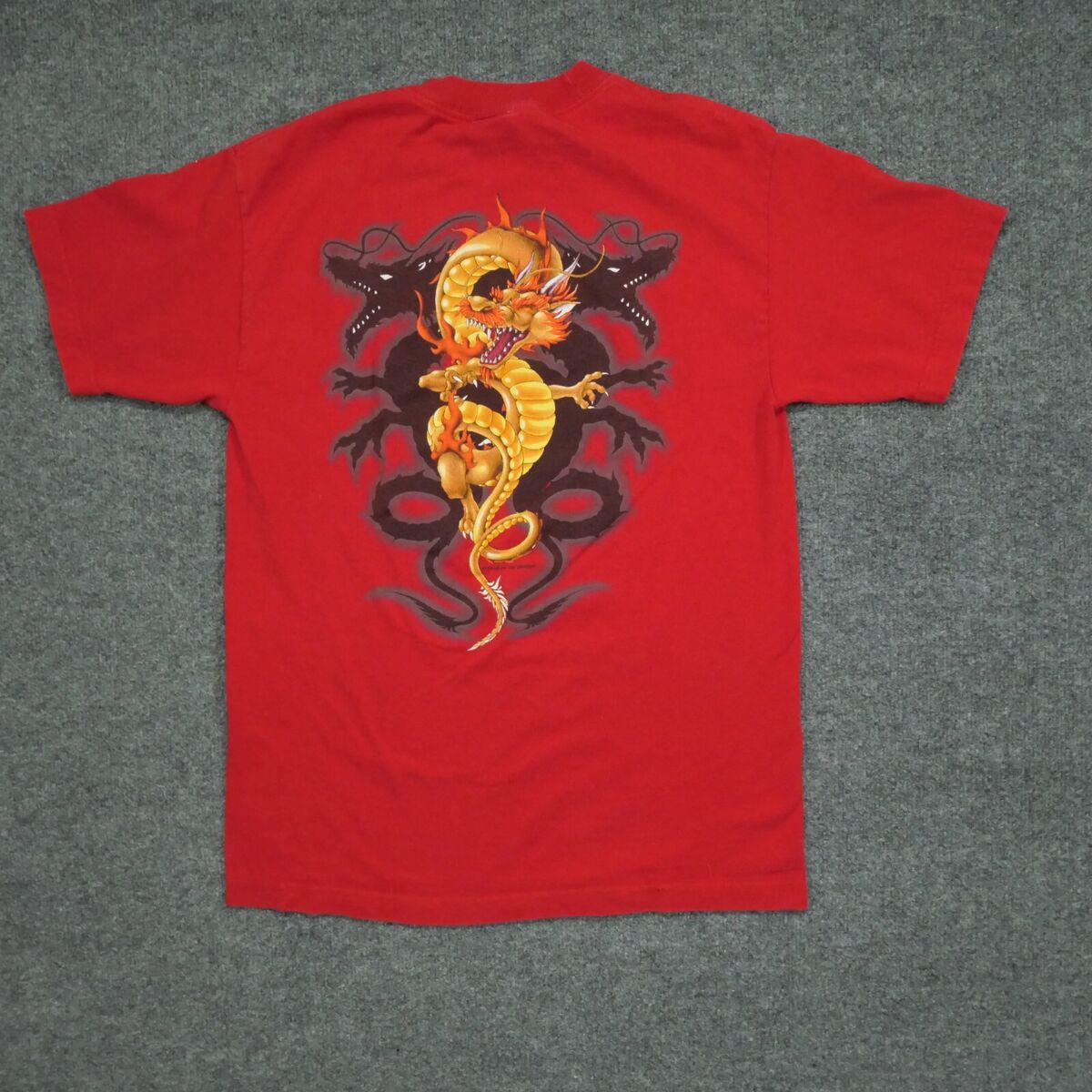 Vintage Dragon T Shirt Adult Medium Red Year Of The Dragon Vintage Dragon T Shirt Adult Medium Red Year Of The Dragon