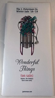 J. Peterman Company Winter Sale 2018 '19 Rare!