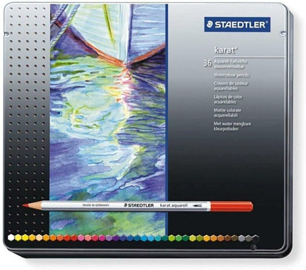 Staedtler Karat Aquarell Watercolour Pencils - Assorted - 36 Pack