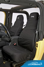 Coverking Polycotton Drill Custom Front Seat Covers For Jeep Wrangler Yj Coverking Polycotton Drill Custom Front Seat Covers For Jeep Wrangler Yj