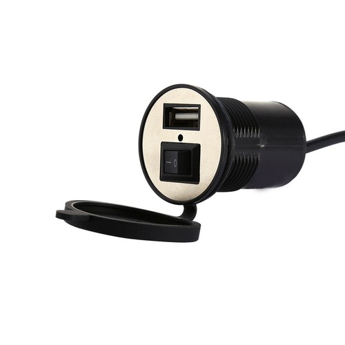 Motorbike Mobile Phone Power Supply USB 12V Waterproof Port Kit ND - Zdjęcie 4 z 11