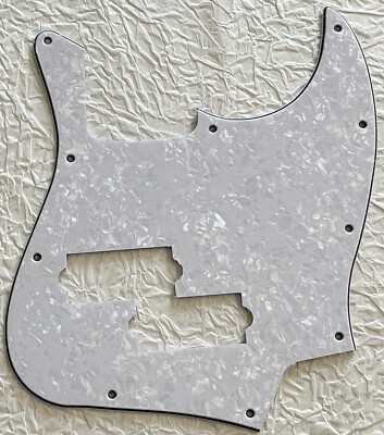 New Great- For Top Jazz Bass With PB Pickup Hole Guitar Pickguard White pearl