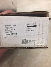 Short Cobalt Threaded Drill Bit by: Brown Tool (#10)