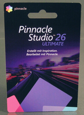 Pinnacle Studio 26 Ultimate (2023) Vollversion PKC Dauerlizenz DE / ML OVP NEU
