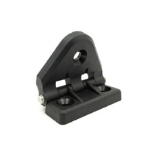 Nylon Black Hinge Pitch-row 50mm Folding Plastic Hinge for Door Cabinet