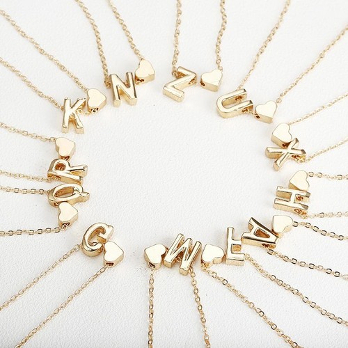 Name Initial Necklace Personalized 