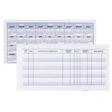 12PCS Check registers for Personal Checkbook, Upgrade Checkbook Register