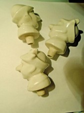 32295 Alt 3x Porzellan Schnapsnase Bottle Stopper Pourer Verseur Ausgie&szlig;er J&auml;ger