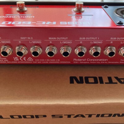 BOSS RC-600 Loop Station Looper Sequencer Electric Guitar Effect