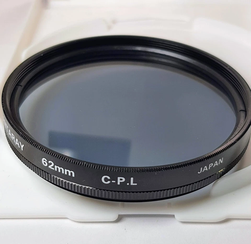 62mm Circular Polarizer CPL Glass Lens Filter Japan P-CL 62 mm Quantaray E-62 - Image 3 of 4