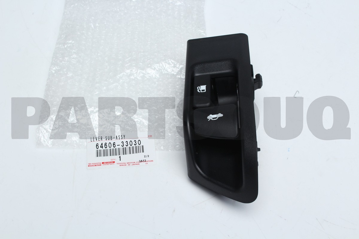 6460633030 Genuine Toyota LEVER SUB-ASSY, FUEL LID LOCK OPEN 64606