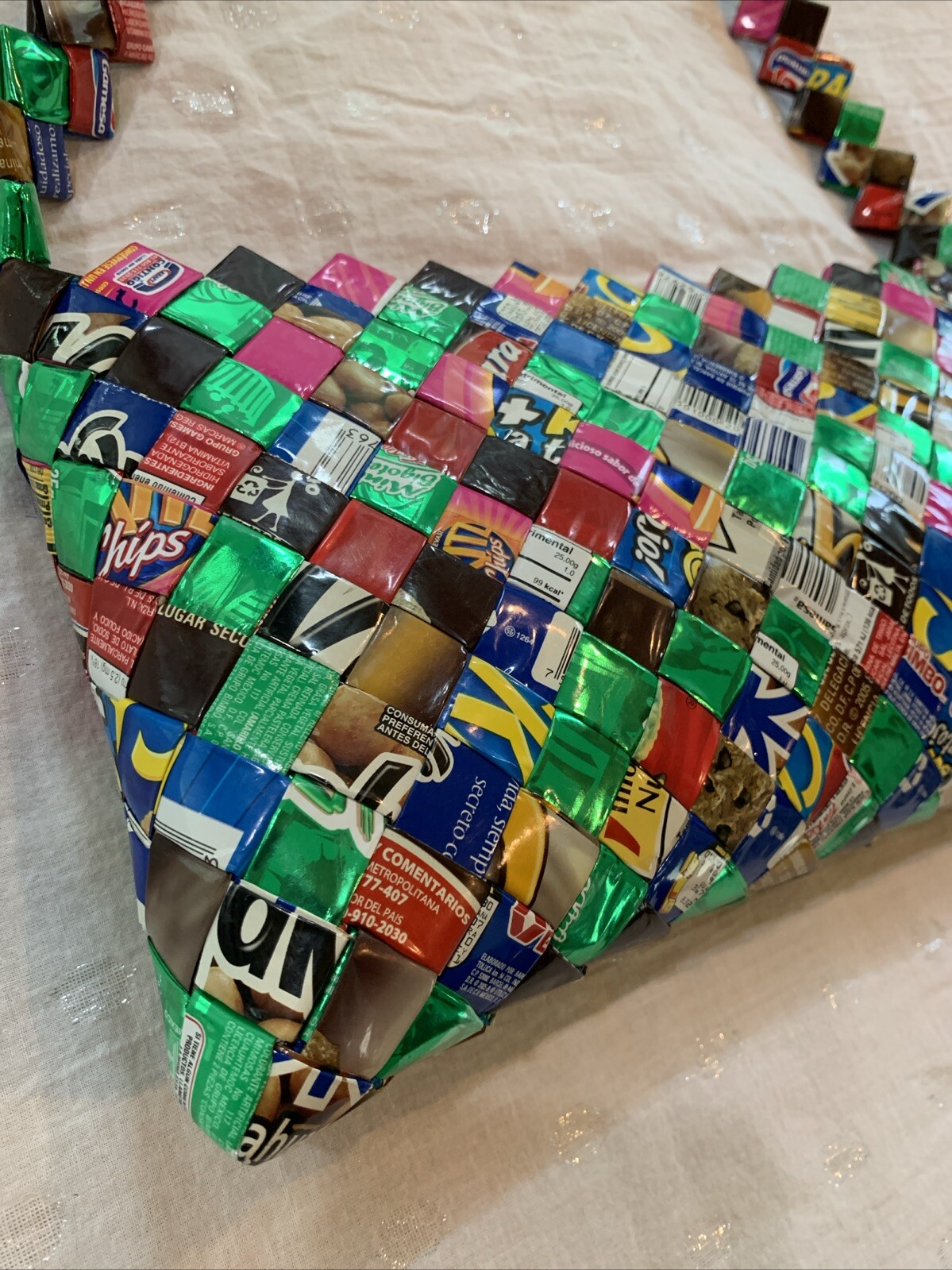 Unique Upcycle Candy Wrapper Purse - image 2