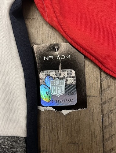 Youth Boys Large (14-16) NFL Team Apparel New England Patriots 1/4 Zip Jacket - Picture 5 of 9