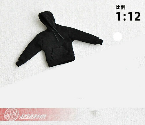 1:12 Scale Hoodie Coat Pants T-shirt Streetwear Fit 6" Male Action Figure Body - Picture 9 of 18