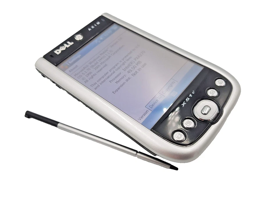 Dell Axim X51v PDA Pocket PC Windows Mobile Personal Digital Assitant Intel PXA - Image 3 of 4