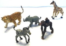 SAFARI LTD JUNGLE ANIMAL LOT OF 5 ANIMALS.