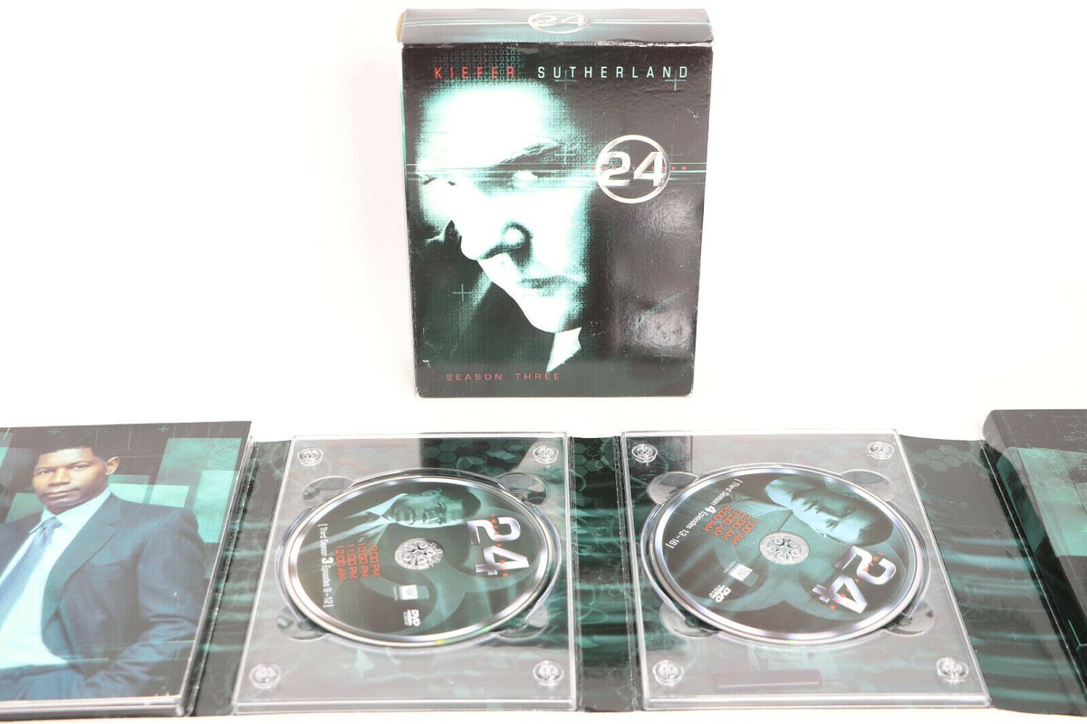 Twenty Four 24 Season Three 3 Dvd 7 Disc Box Set | eBay