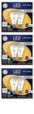  6 bulbs GE Lighting 15 Watt LED A19 Soft White, 1600 lumens, 100 watt