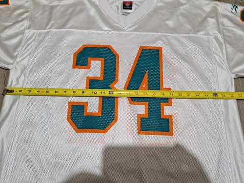 VTG Gridiron Classics Reebok Miami Dolphins Ricky Williams THROWBACK Jersey XL - Picture 13 of 14