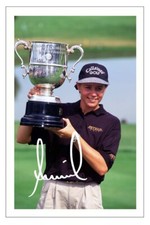 ANNIKA SORENSTAM Signed Autograph PHOTO Fan Gift Signature Print Open GOLF