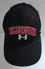 YELLOWSTONE NATIONAL PARK Under Armour Black Baseball Hat Cap Adjustable