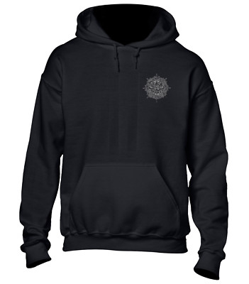 AZTEC CALENDAR LB HOODY HOODIE XOOL ANCIENT SYMBOL DESIGN MAYAN ILLUMINATI