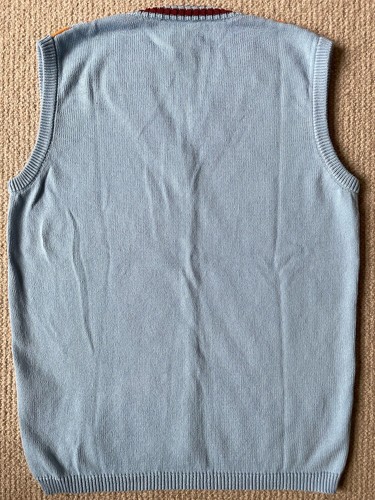 PURDEY WOMENS V NECK ARGYLE VEST 100% COTTON SIZE 14 *NEW* BNWT - Picture 7 of 10