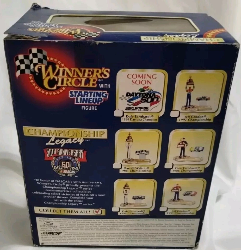 Jeff Gordon # 24 Starting Lineup Winners Circle 1995 CHAMPIONSHIP LEGACY  - Image 4 of 4