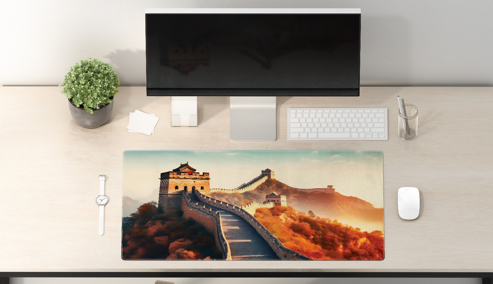 Great Wall of China Themed Gaming Mouse Pad Mat – Large XXL Desk Mat – Ideal Gamer Gift
